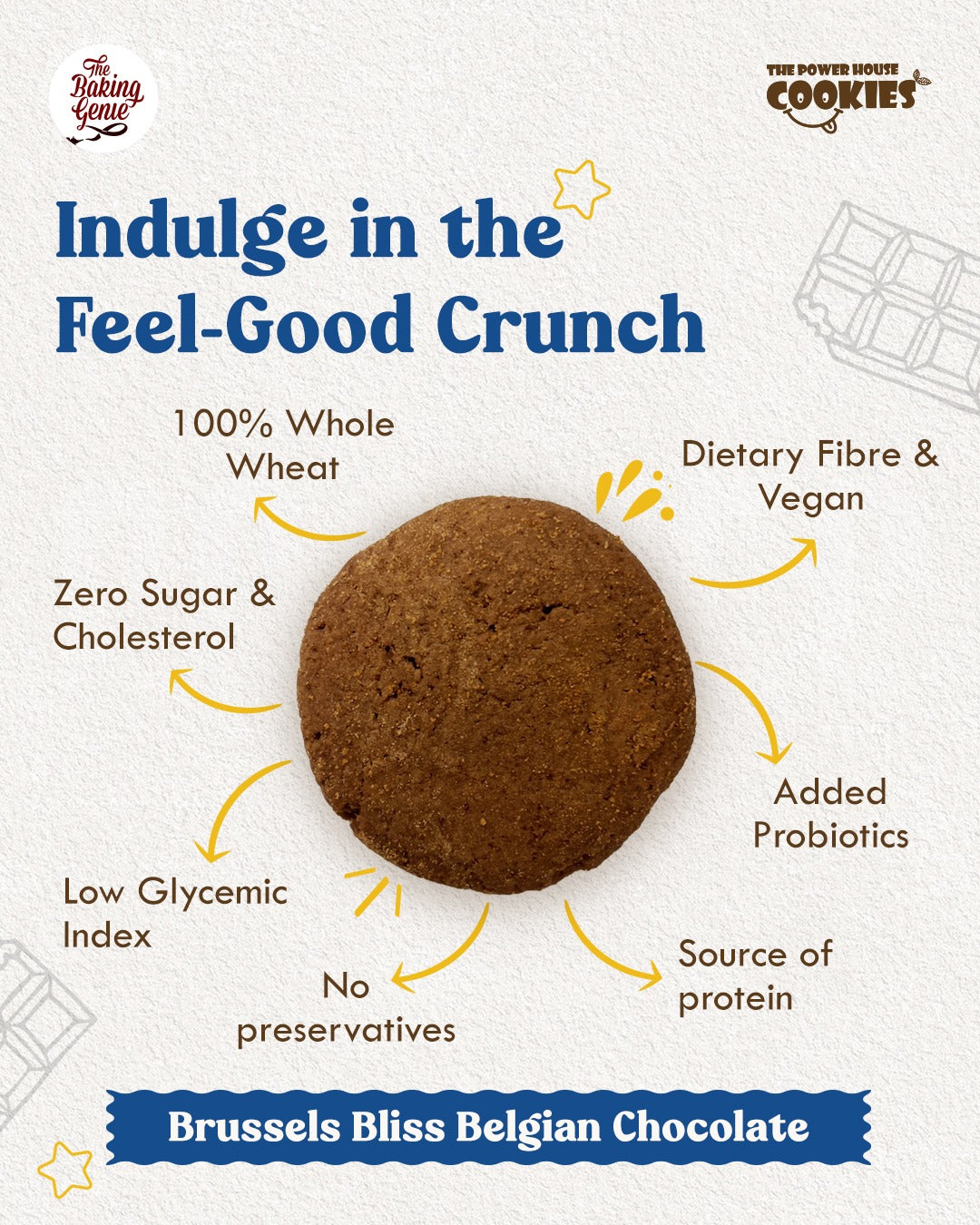 Brussels Bliss Belgian Chocolate Chip | 200g